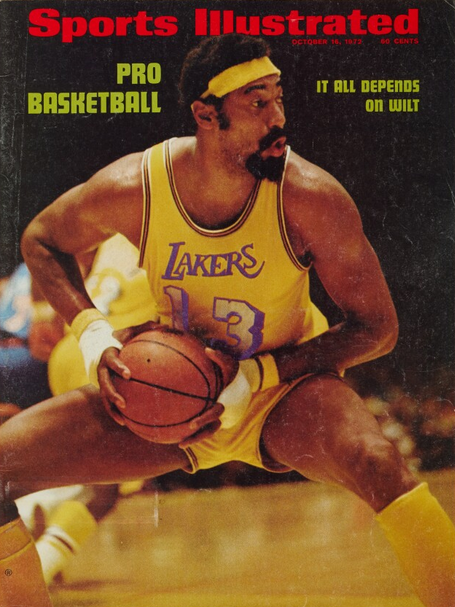 Chamberlain playing while wearing the jersey