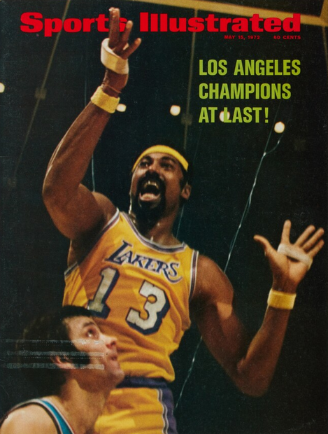 Chamberlain playing while wearing the jersey