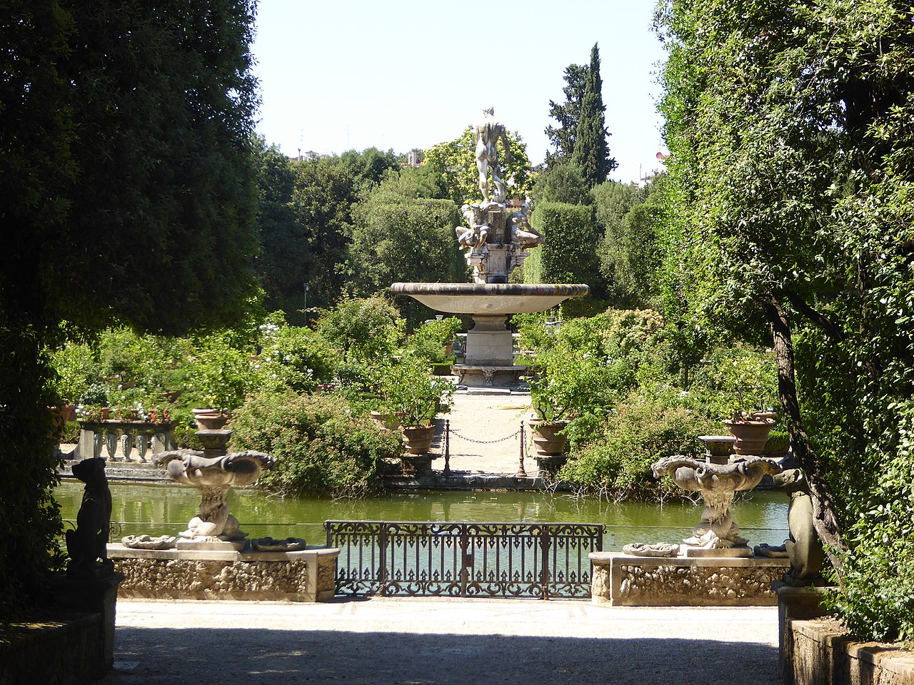 Inside the Boboli Gardens