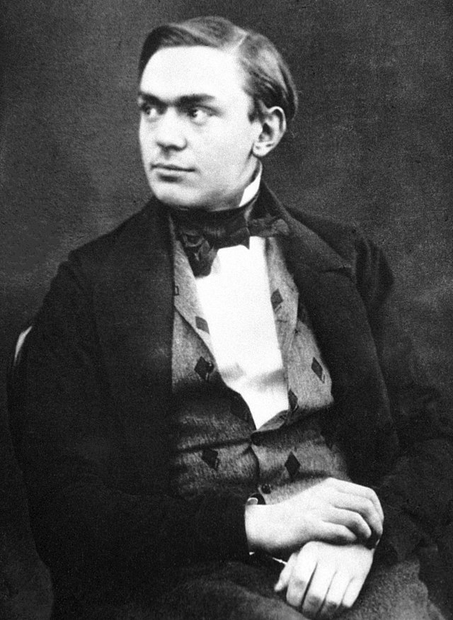 Young Alfred Nobel - Photo by Wikimedia Commons