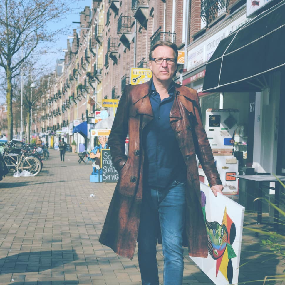 The art detective with the recovered Picasso painting