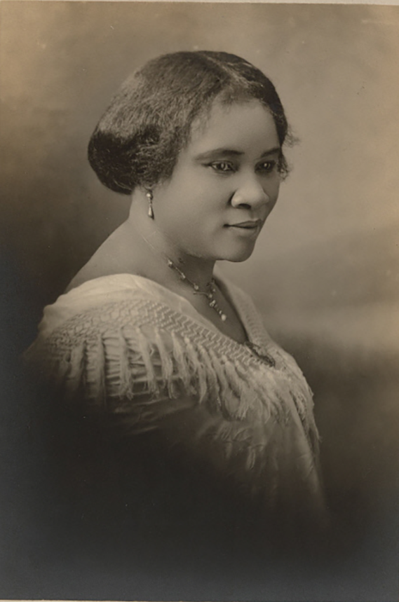 Sarah Breedlove, who'd eventually call herself Madam C.J. Walker