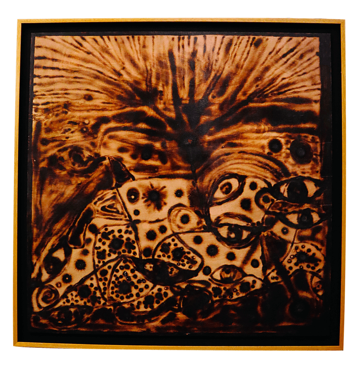 Santos was an entrepreneur for nearly 30 years before beginning his journey as an artist