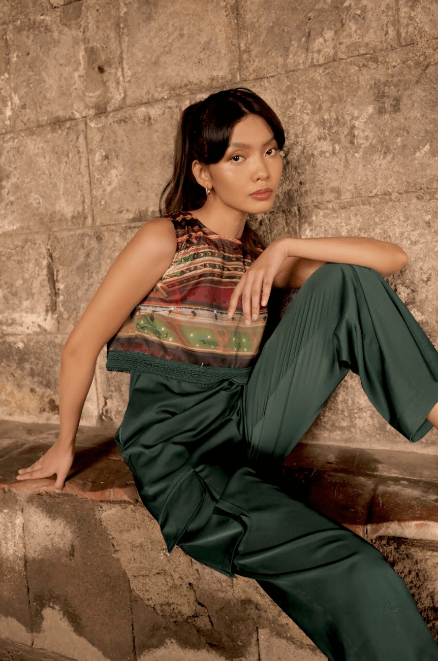 Met Playsuit Plains & Prints