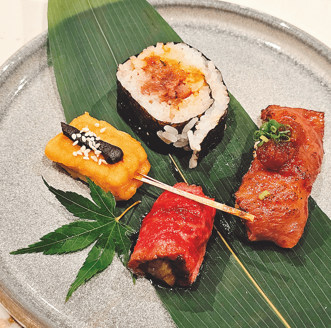 Fukunaga Wagyu Starter. Photo by Pepper Teehankee and Michelle Ayuyao