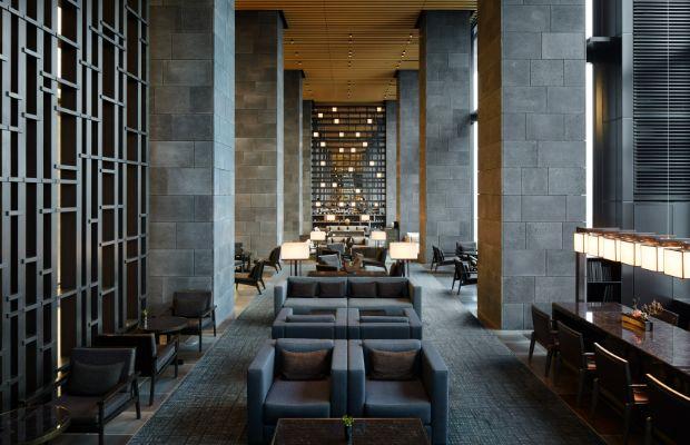 High ceilings create subtly elegant spaces