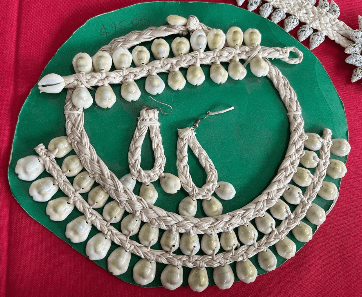 Handcrafted jewellery with shells