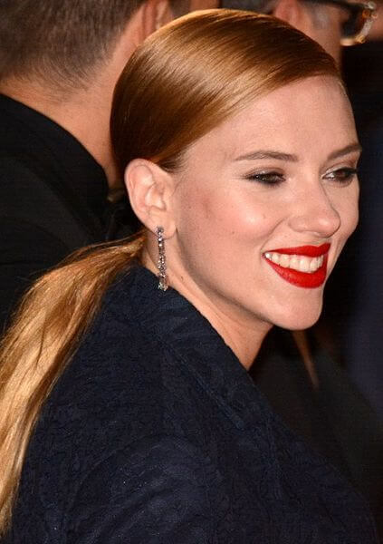 Scarlett Johansson in Paris at the César Awards ceremony