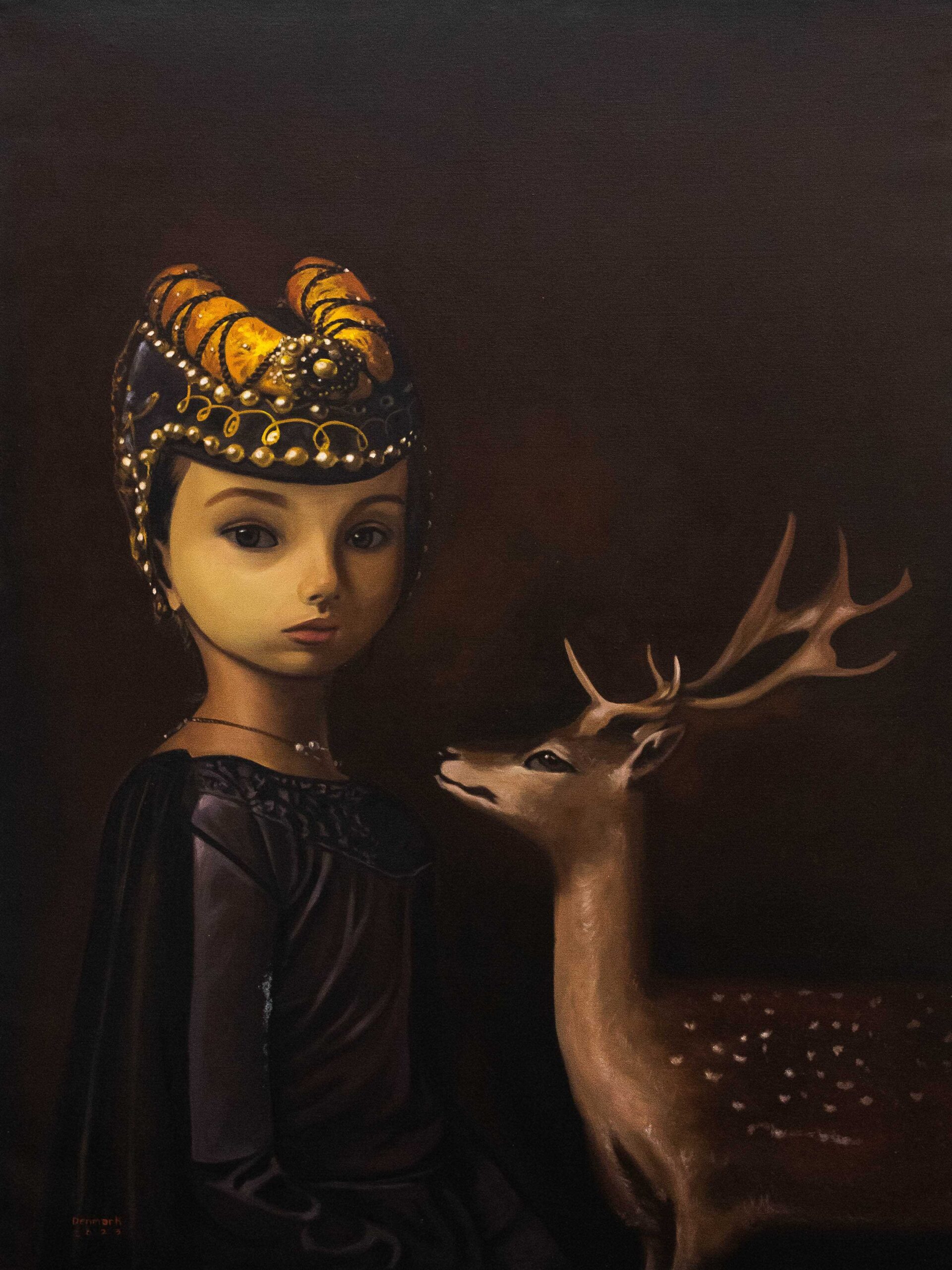 Maribojoc’s “Resurgence” (48 x 36 inches, oil on canvas)