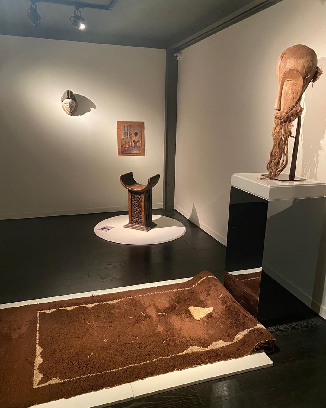 The traditional Ngil mask at another angle