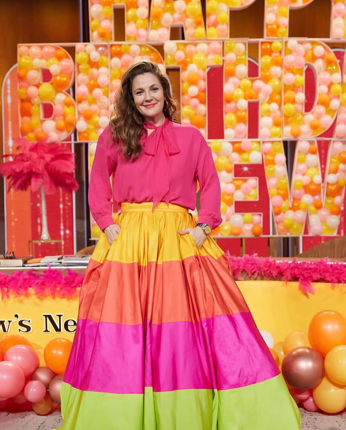 During Drew Barrymore's birthday