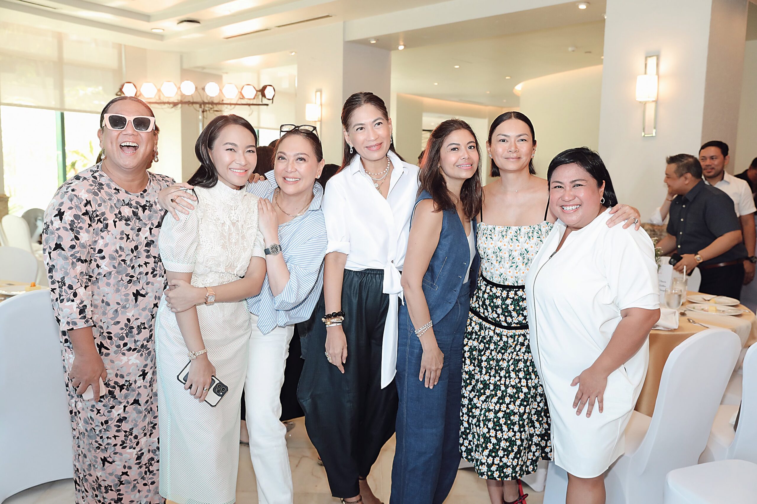 Melo Esguerra, Em Villar, Karen Davila, Techie Hagedorn, Odette Pumaren, Apples Aberin, and Garlic Garcia