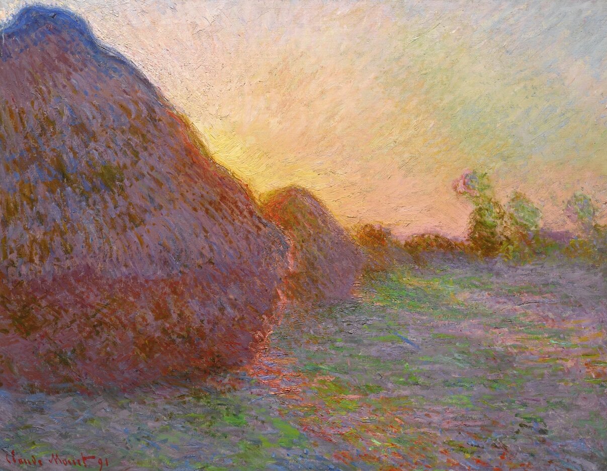 Monet’s “Meules (Haystacks)” which broke records when it sold for $110.7 million in 2019