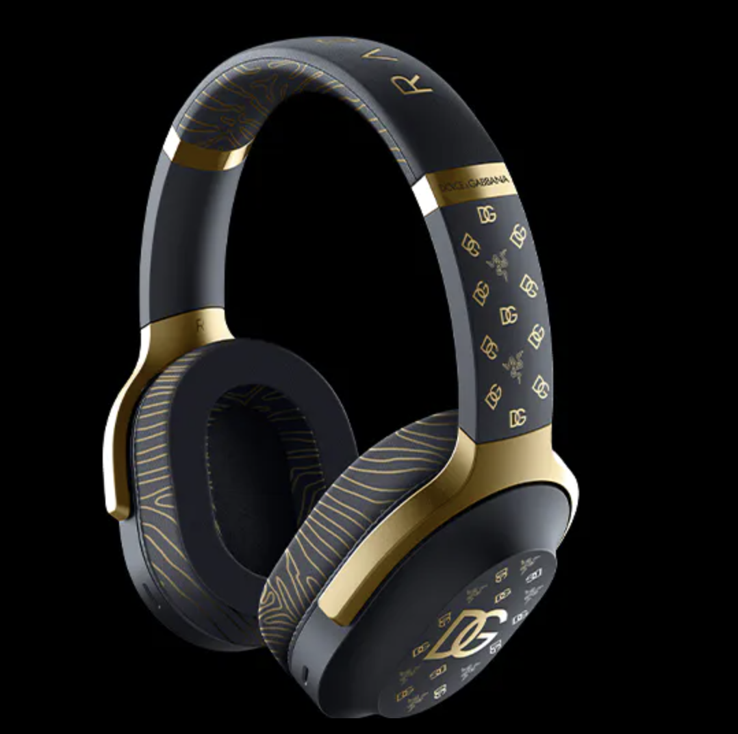 headphones Dolce and Gabbana and Razer
