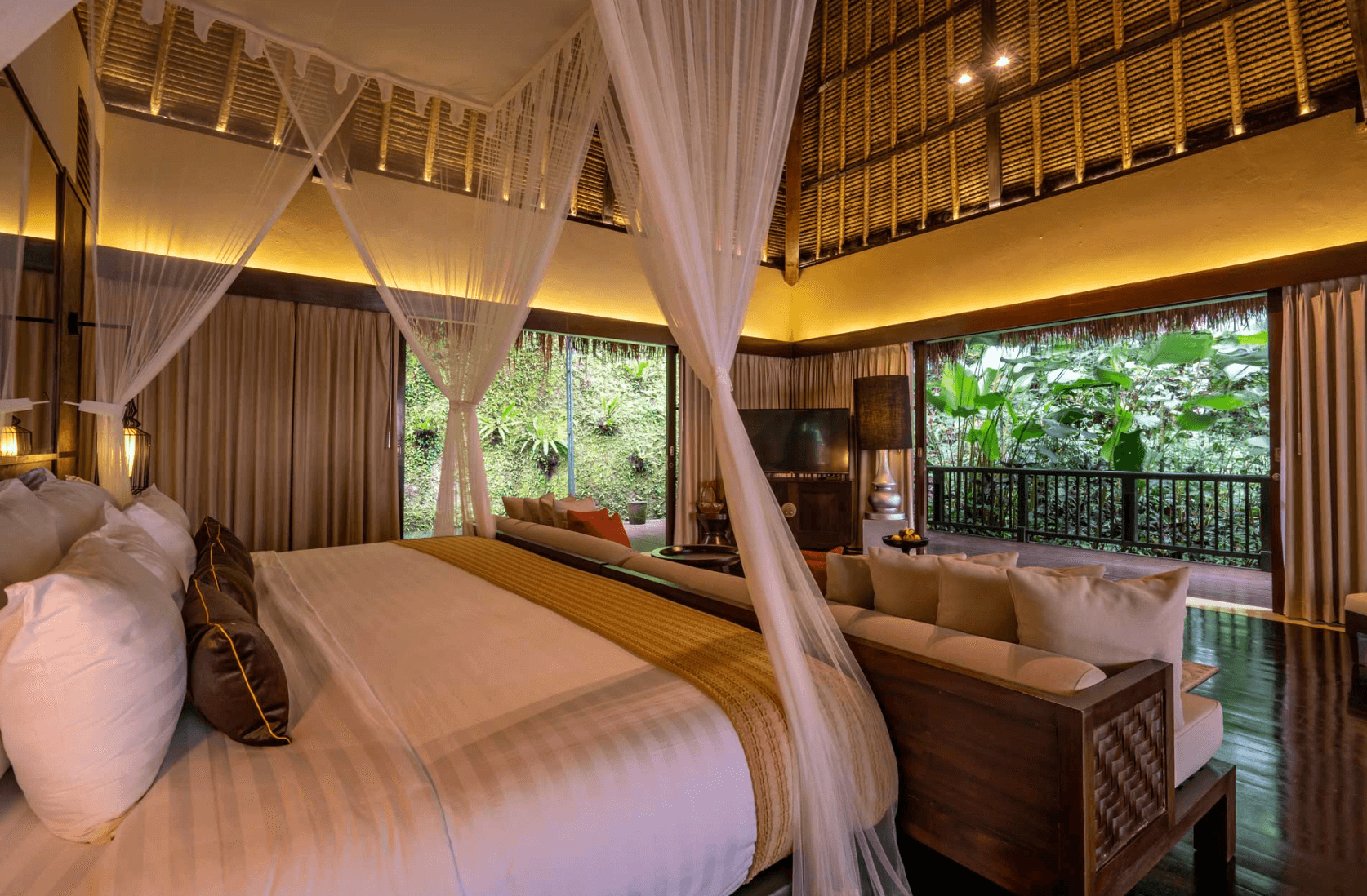 One of the majestic large rooms in The Hidden Palace