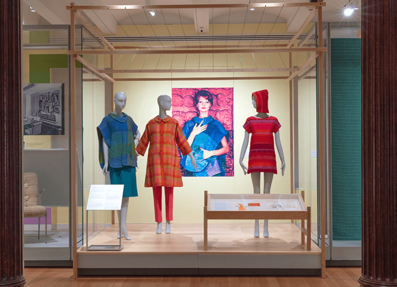 Some of Liebes’ weaved clothing