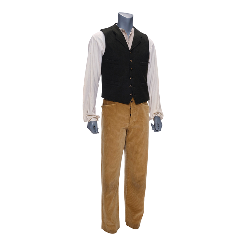 The original waistcoat and trousers worn by Leonardo DiCaprio in the Titanic film