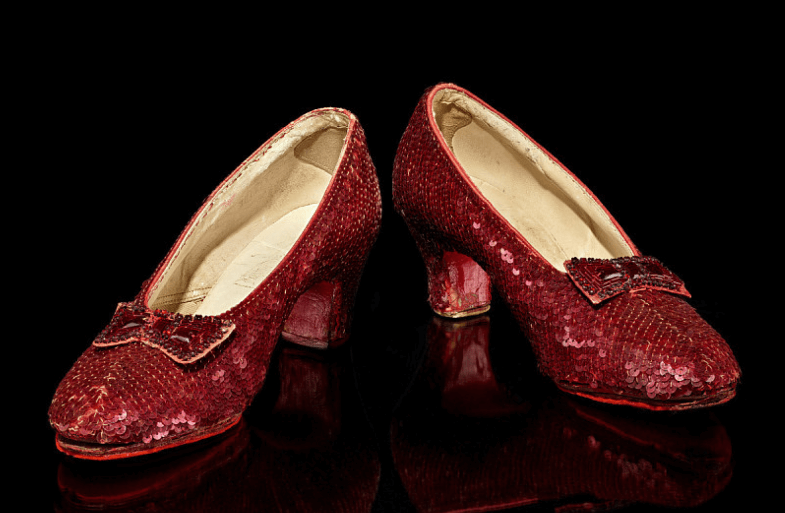 Judy Garland's ruby slippers from The Wizard of Oz