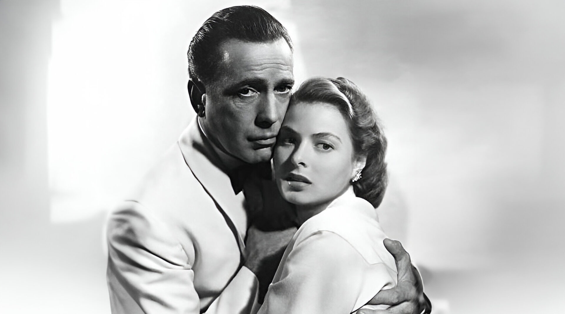 Humphrey Bogart and Ingrid Bergman in Casablanca
