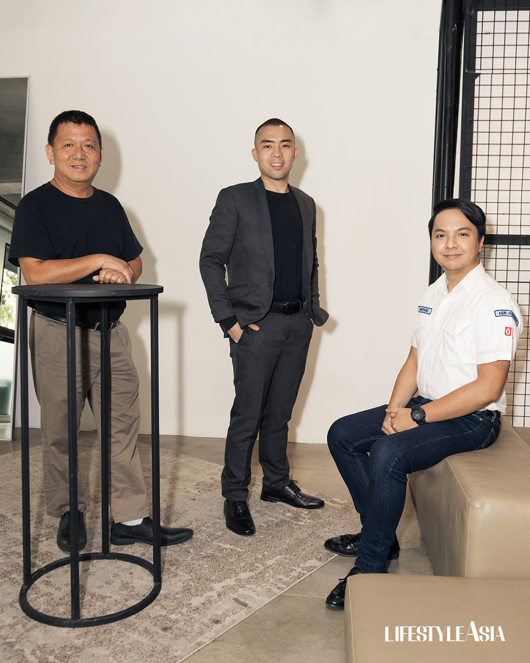 From left to right: JT Solis, Josef Amarra, and Ochie San Juan of Mayani