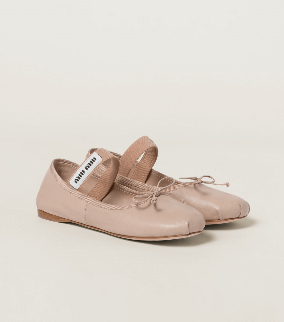 miu miu ballet flats