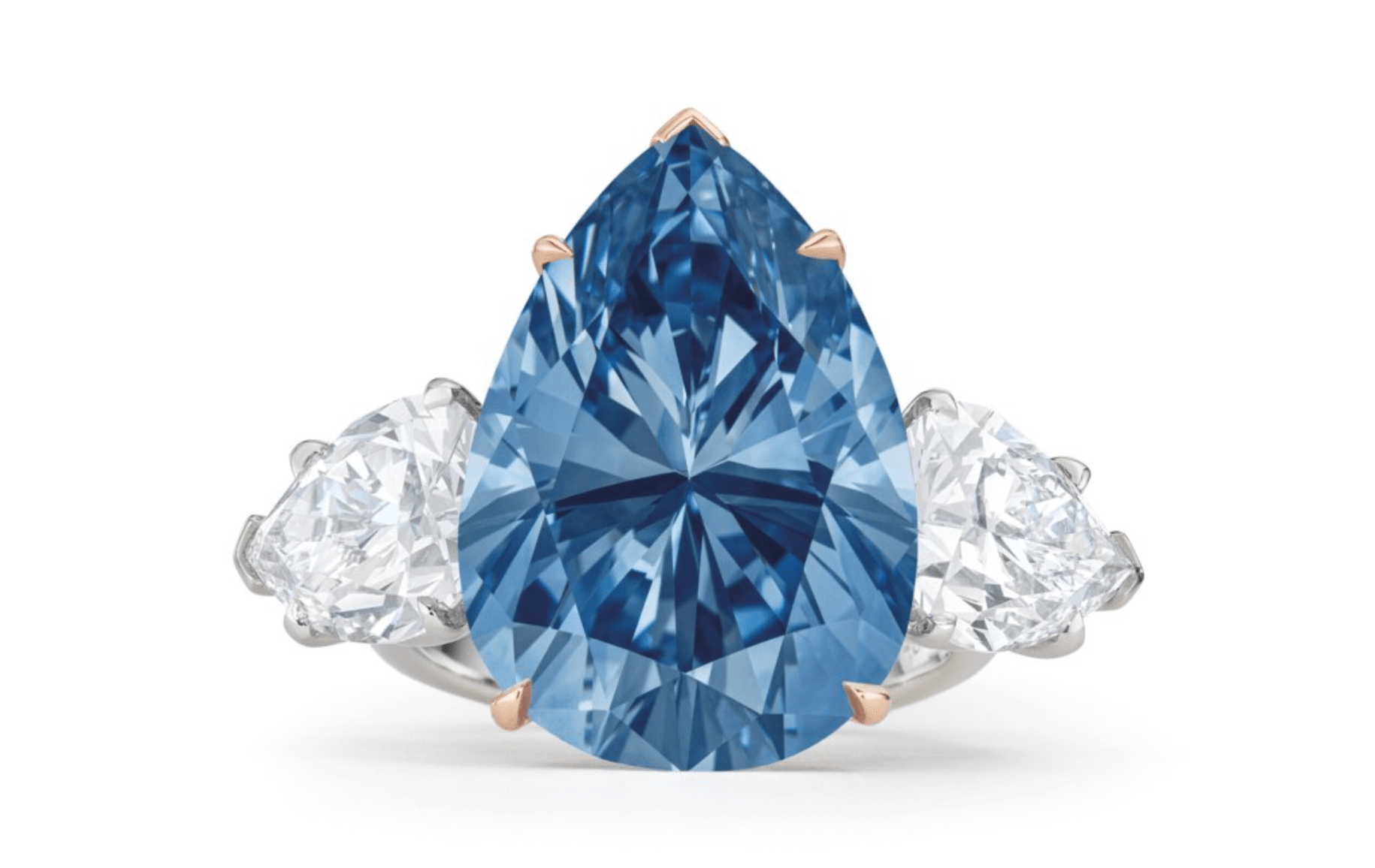 The 17.6-carat Bleu Royal Diamond ring