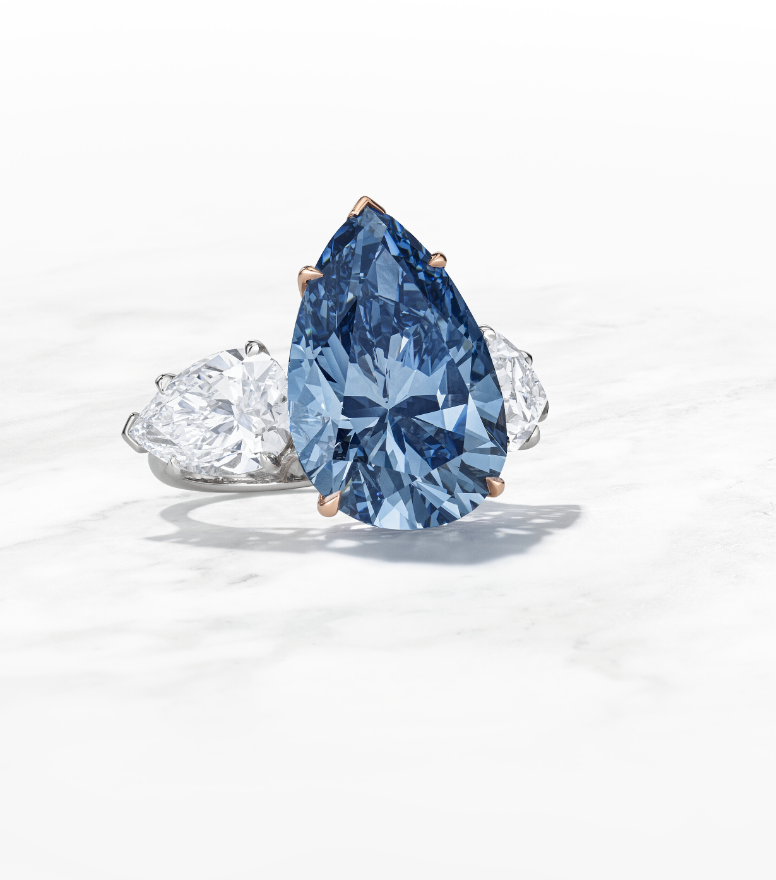 Bleu Royal, the biggest vivid blue diamond ever auctioned