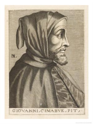 A portrait of Cimabue