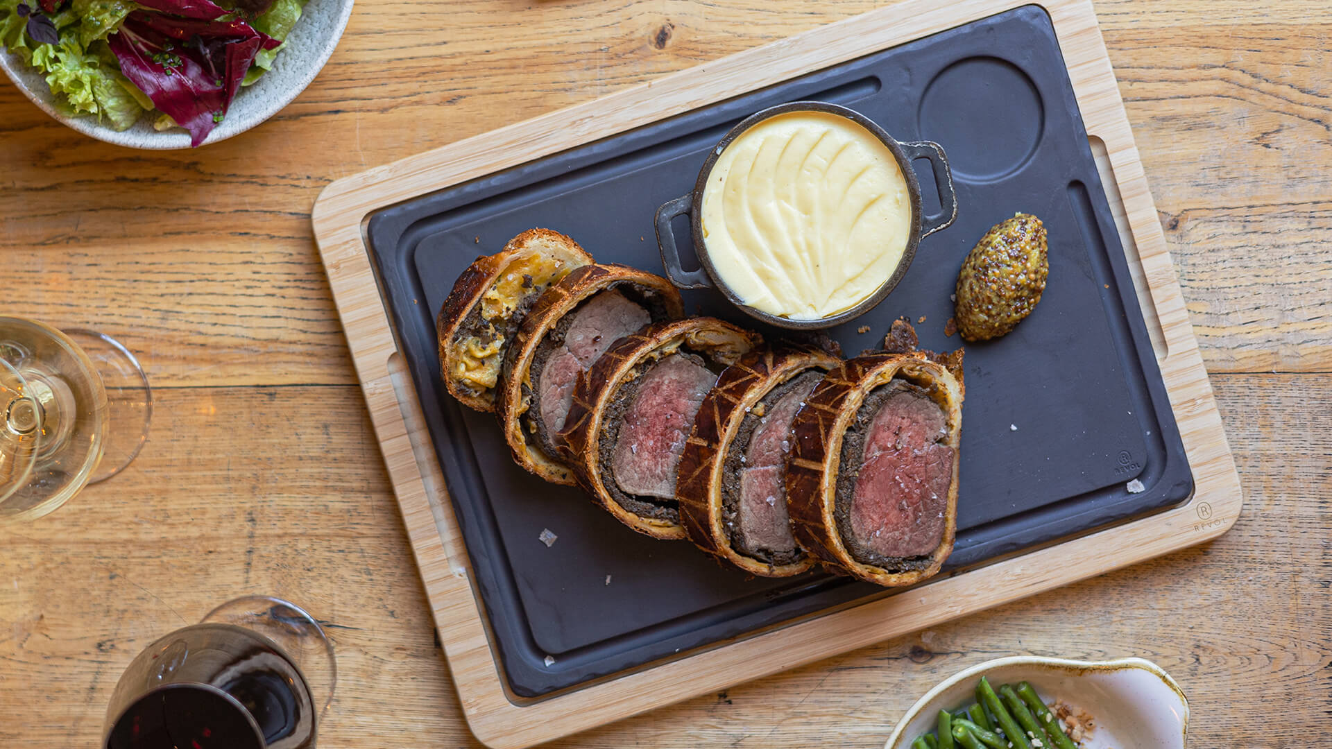 The chef's famous Beef Wellington.