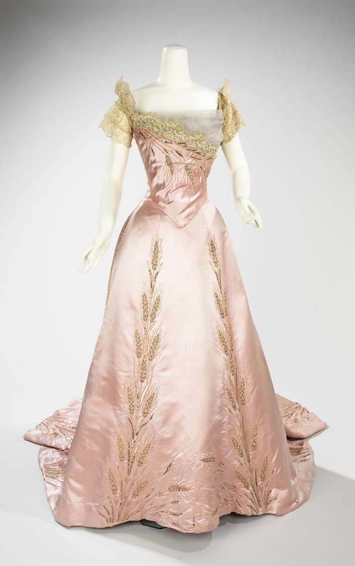 A ballgown from the House of Worth