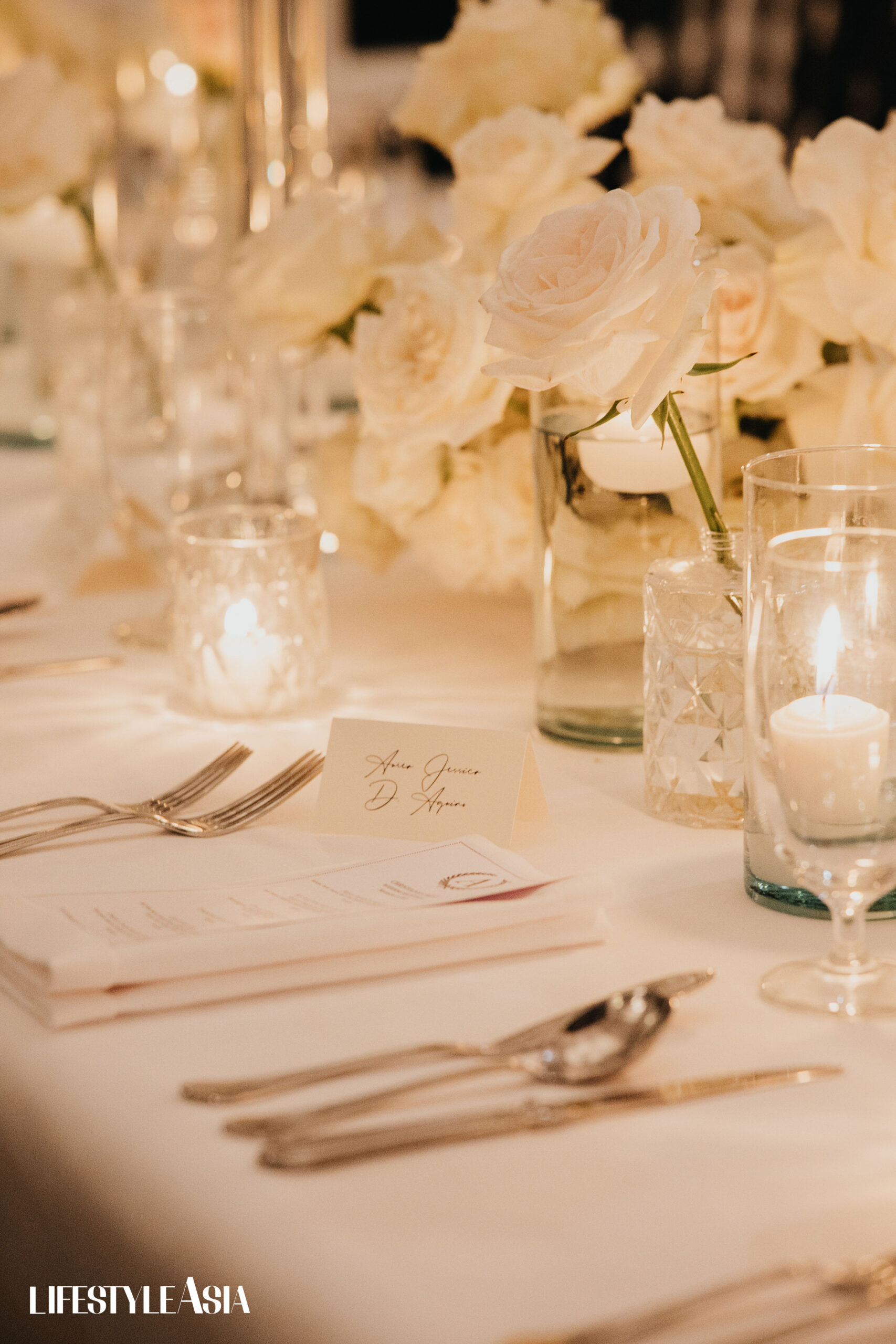 A meticulously designed tablescape by Bhem Meijer