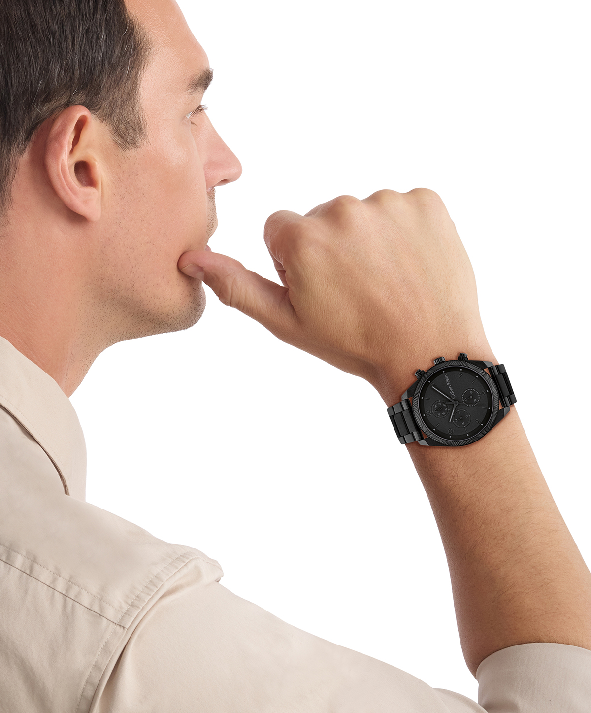 Calvin Klein 25200359 Men's Ionic Black Plated Steel Watch