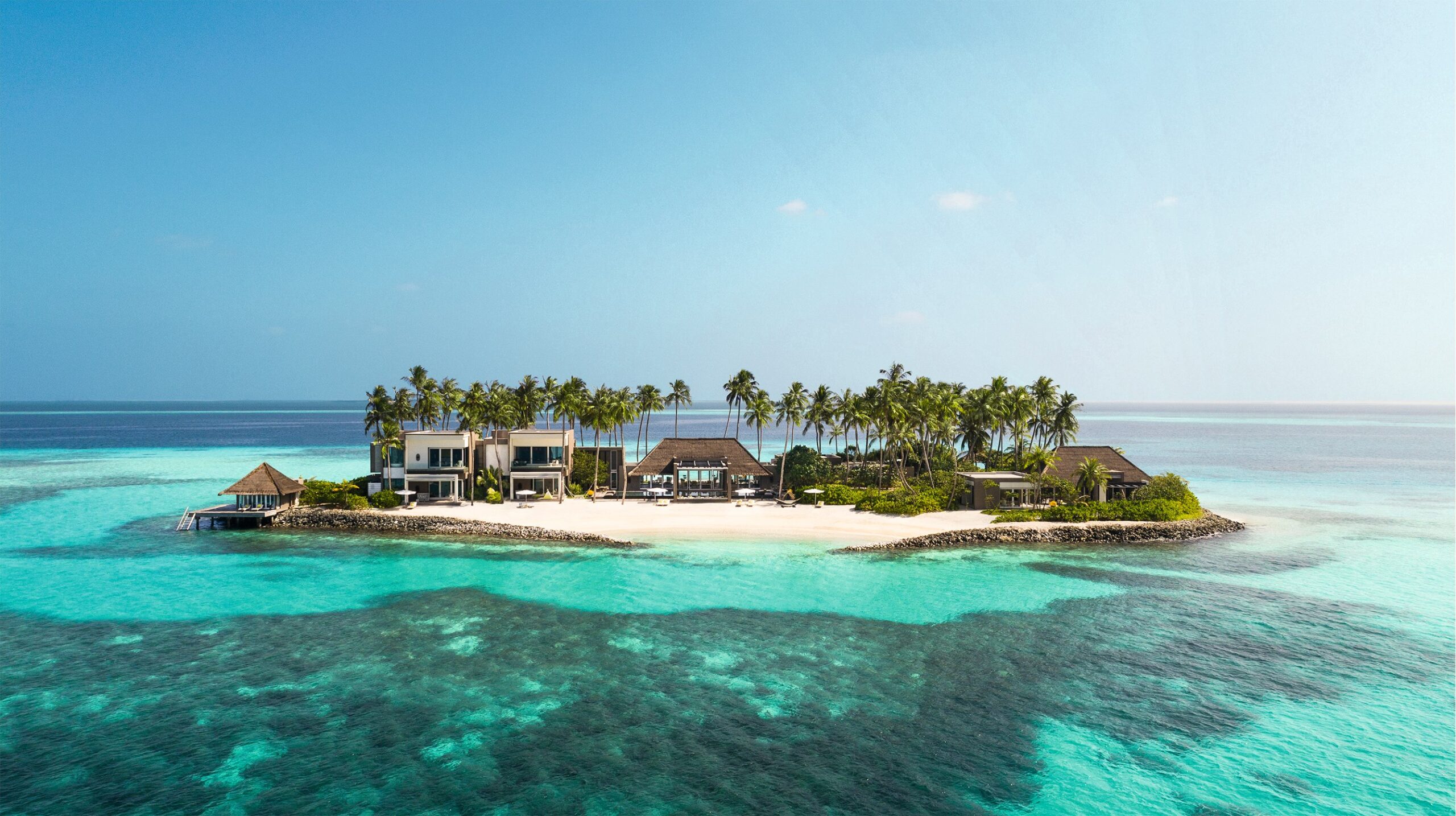 A private island beckons, offering the luxury of serenity and seclusion