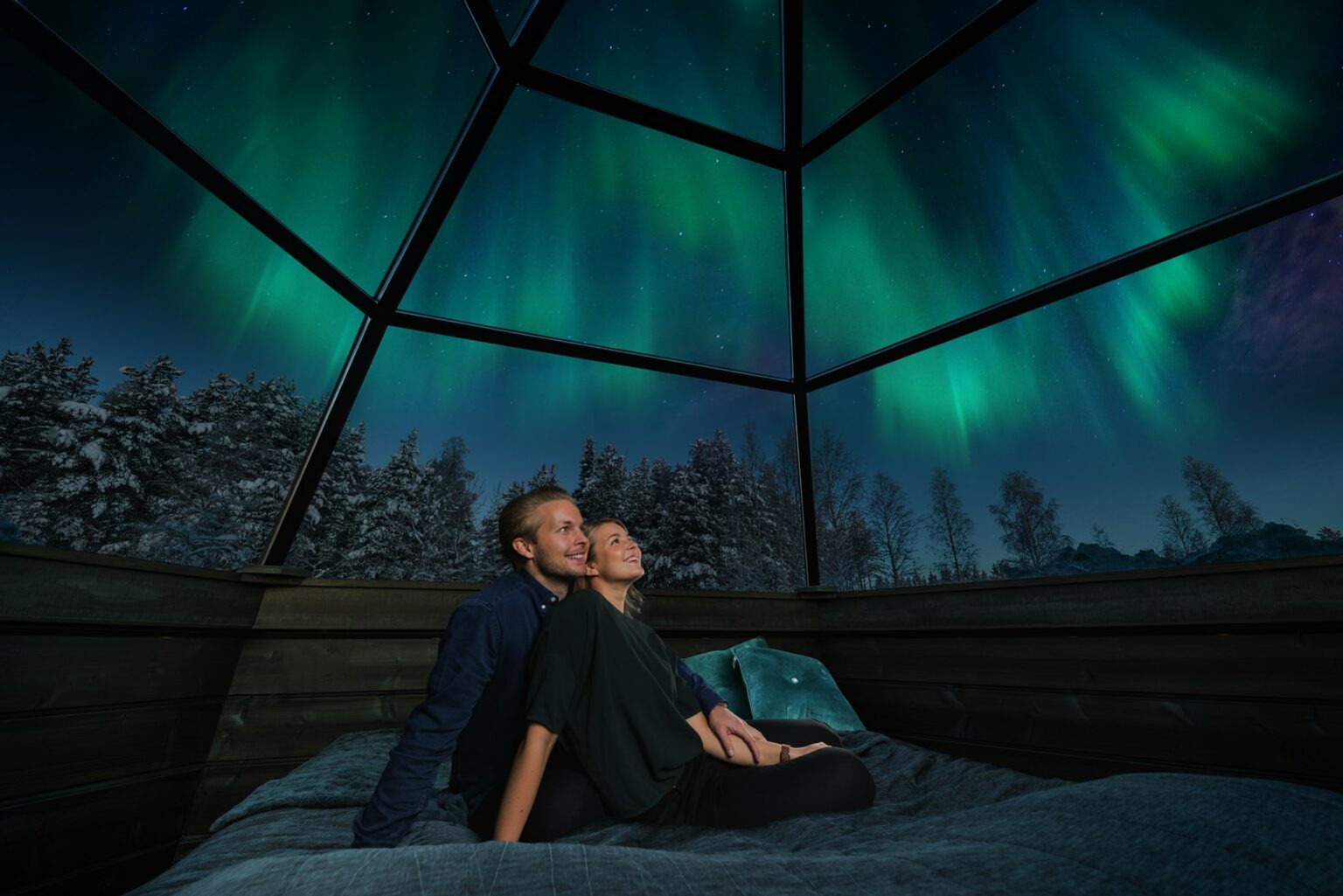 Under Lapland’s Northern Lights