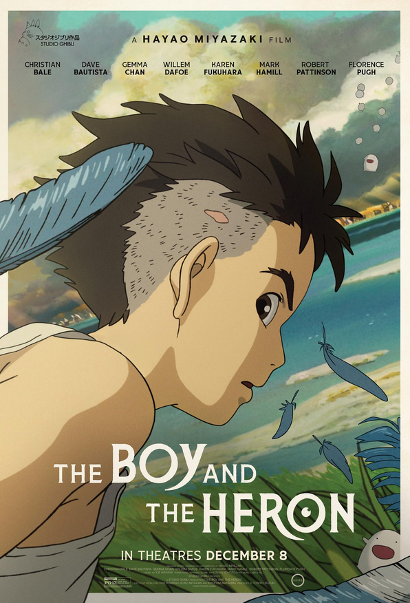 The official English poster for "The Boy and the Heron"