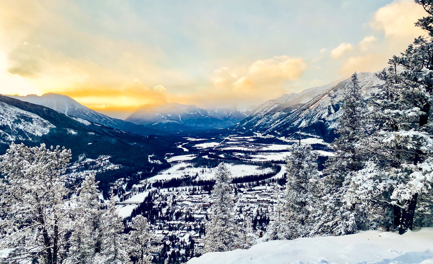 Banff during the winter season