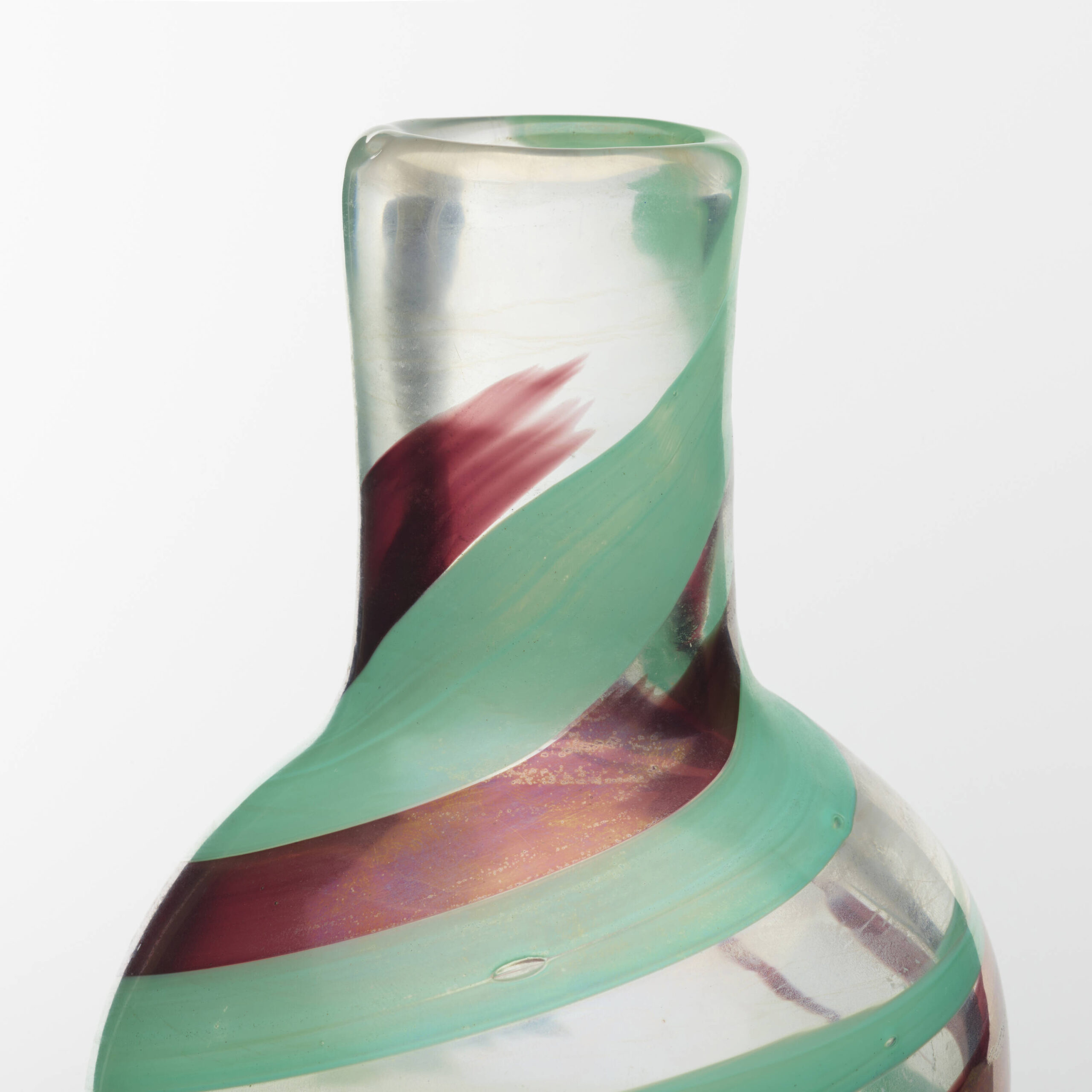 The vase was designed by Italian architect Carlo Scarpa