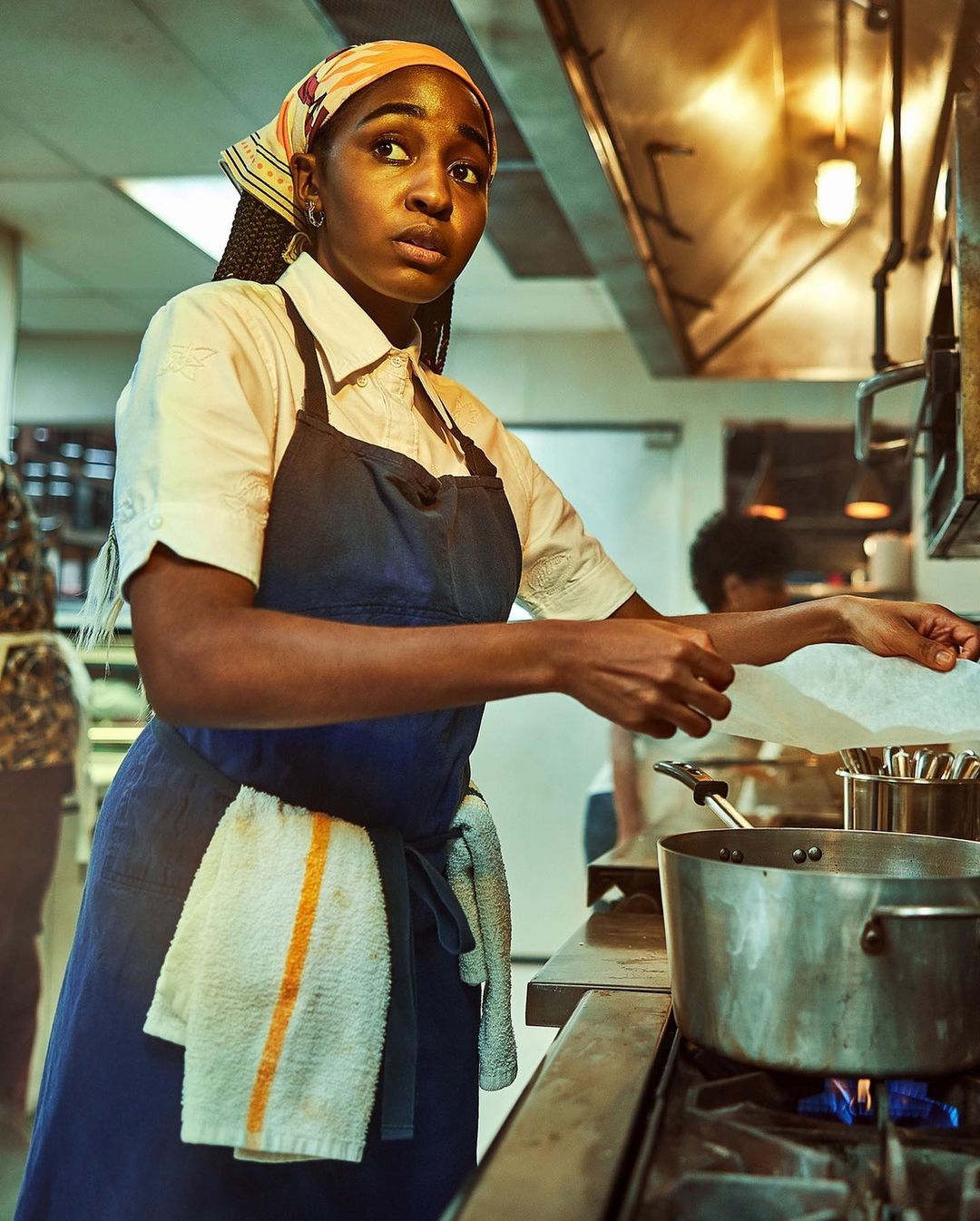Sous chef Sydney Adamu joins Carmy's kitchen crew