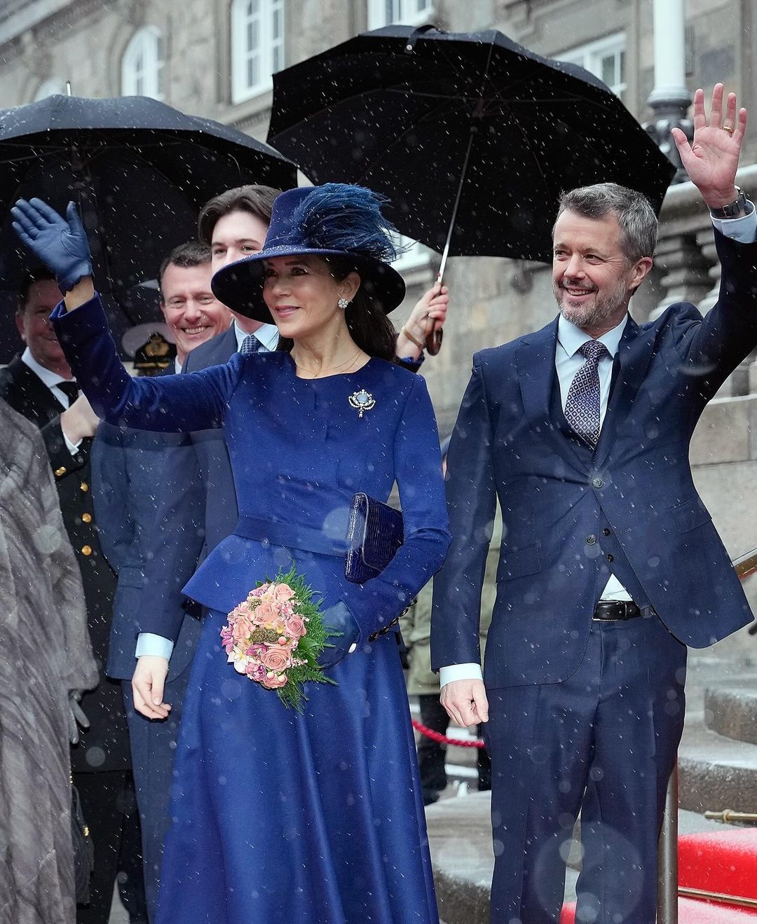 King Frederik X and his wife, Queen Mary