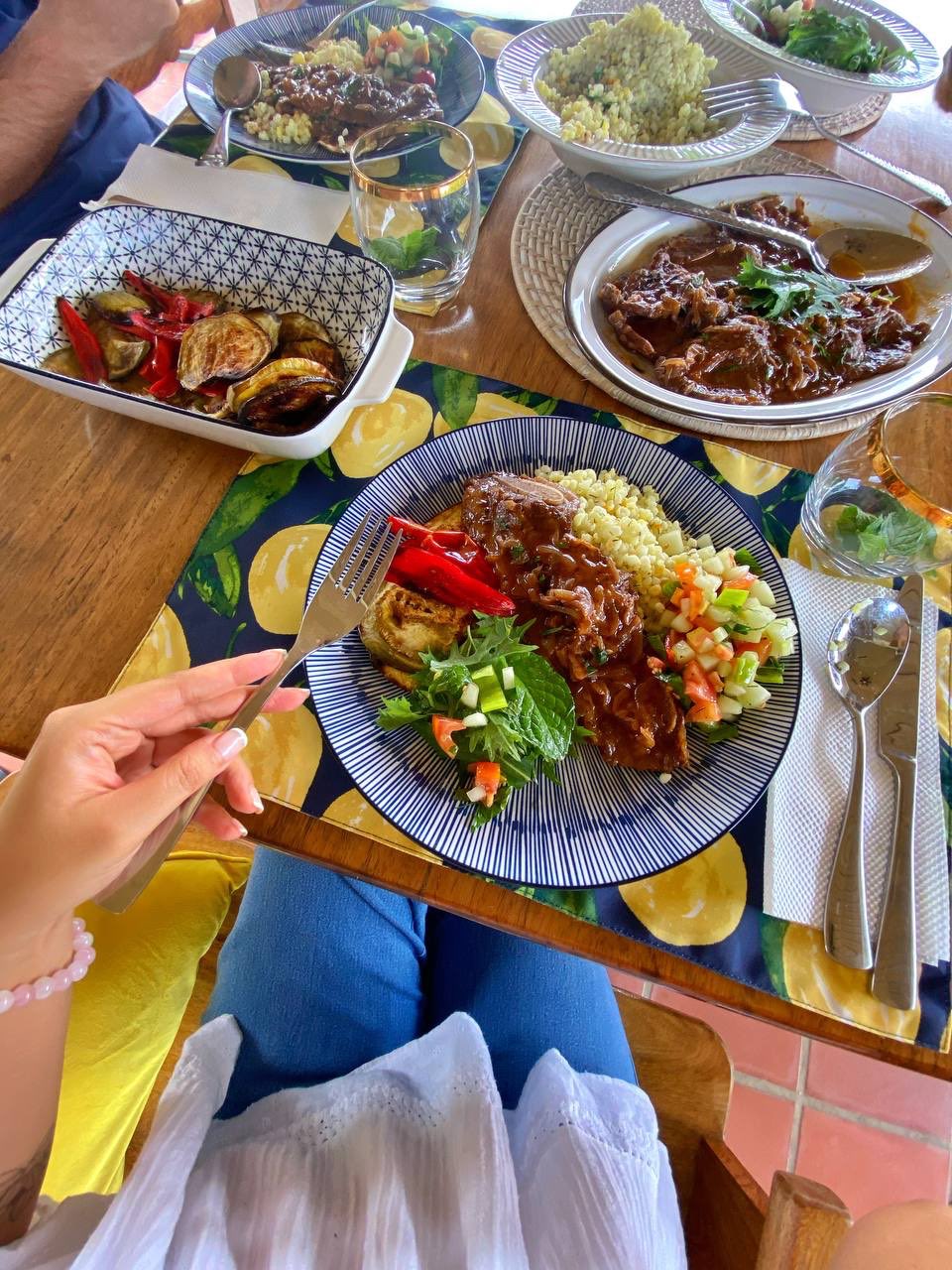 A Persian-inspired lunch in Samantha's farm called Maria's Table in Alfonso, Cavite