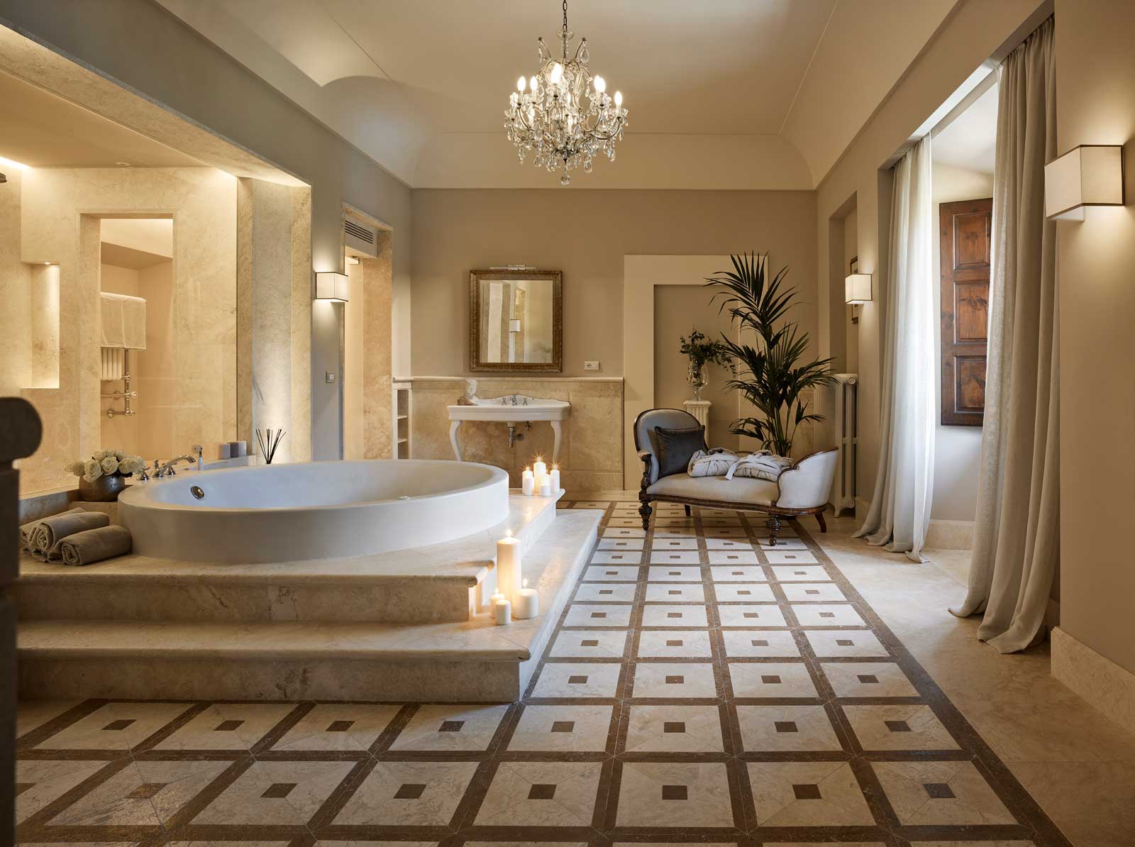 Luxe accommodations await in the estate’s suites