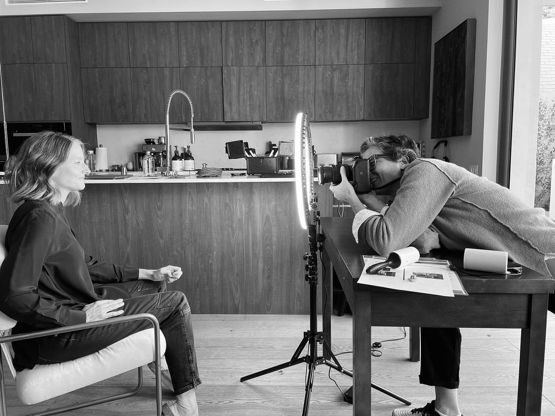 Jodie Foster and Alexandra Hedison