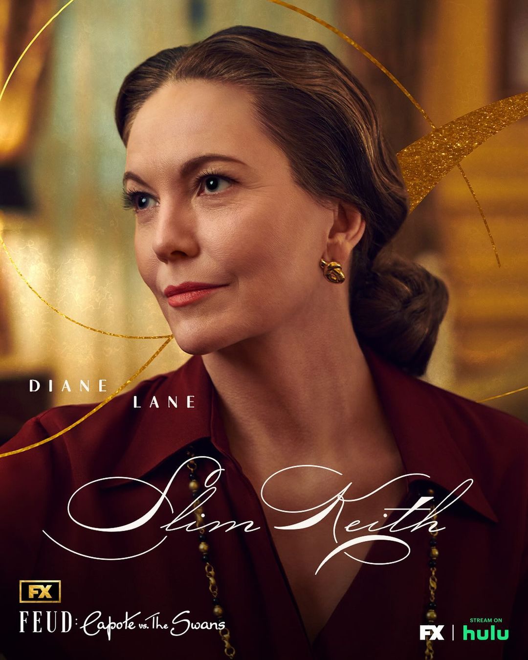 Diane Lane plays Slim Keith in "FEUD: Capote vs. The Swans"