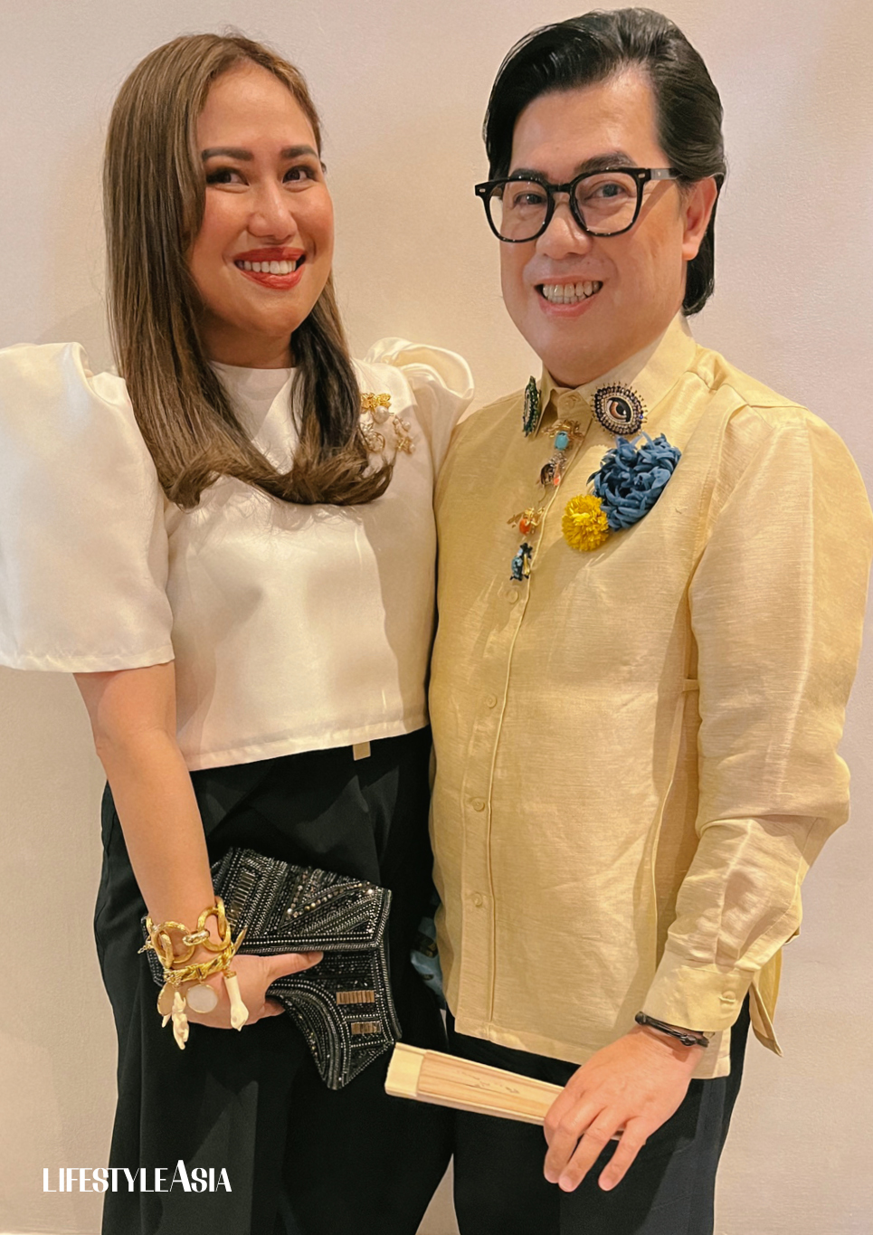 Alelee Aguilar Andanar and Ian Giron