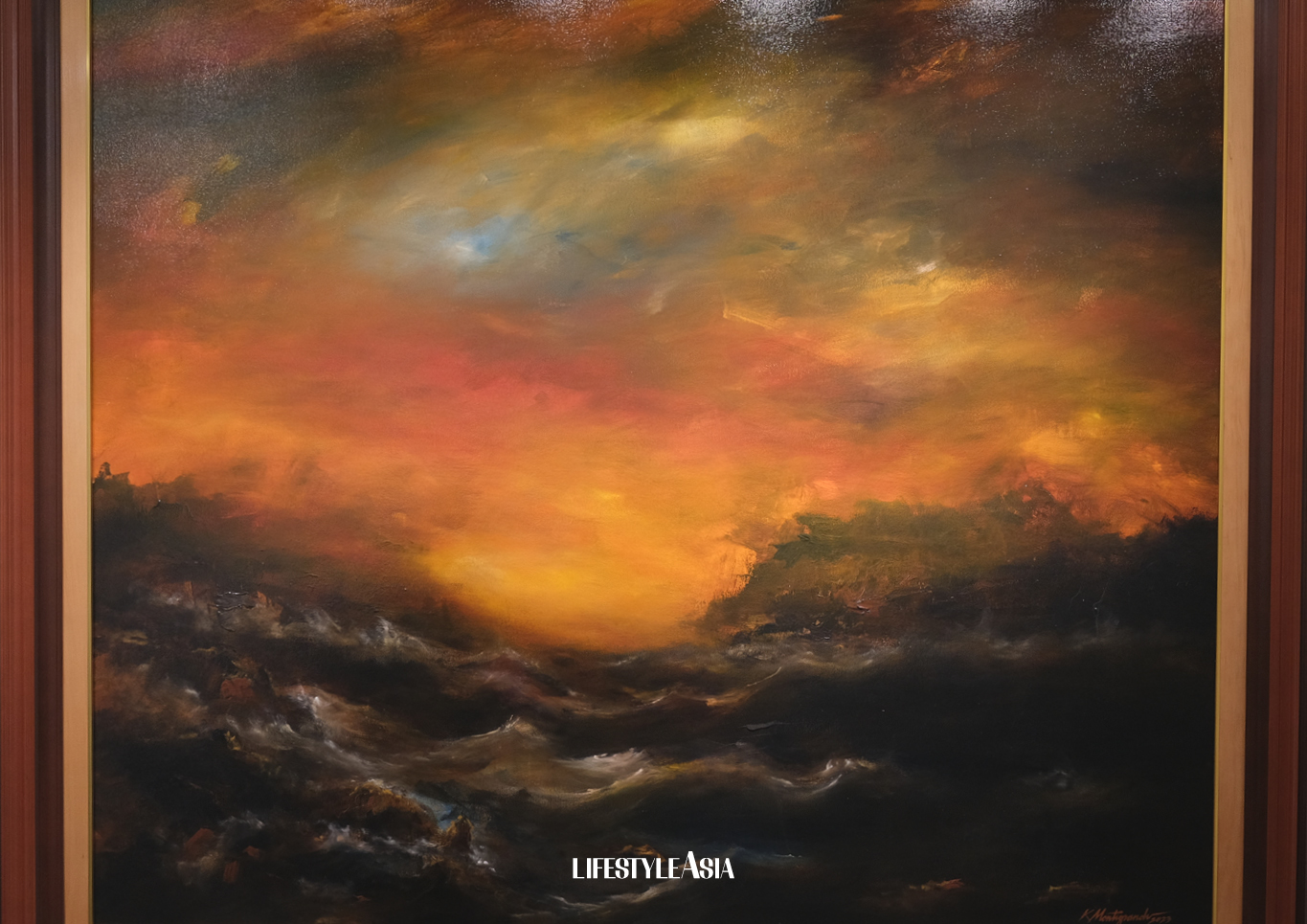 "A Reminder of God" (acrylic on canvas)