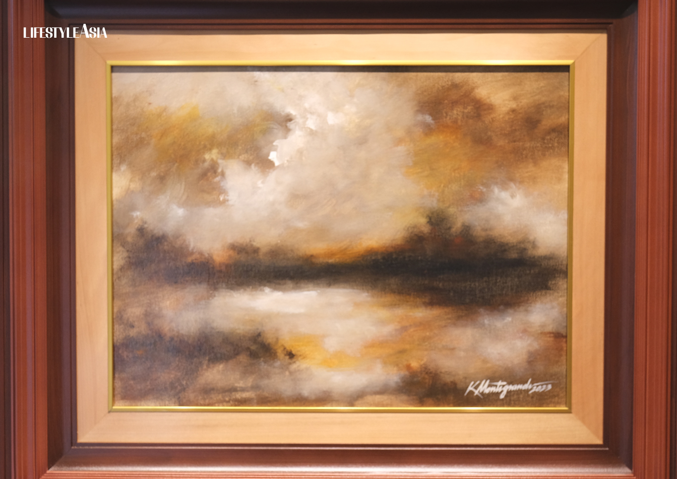 "Symphony of Silence, Series 1" (acrylic on canvas)