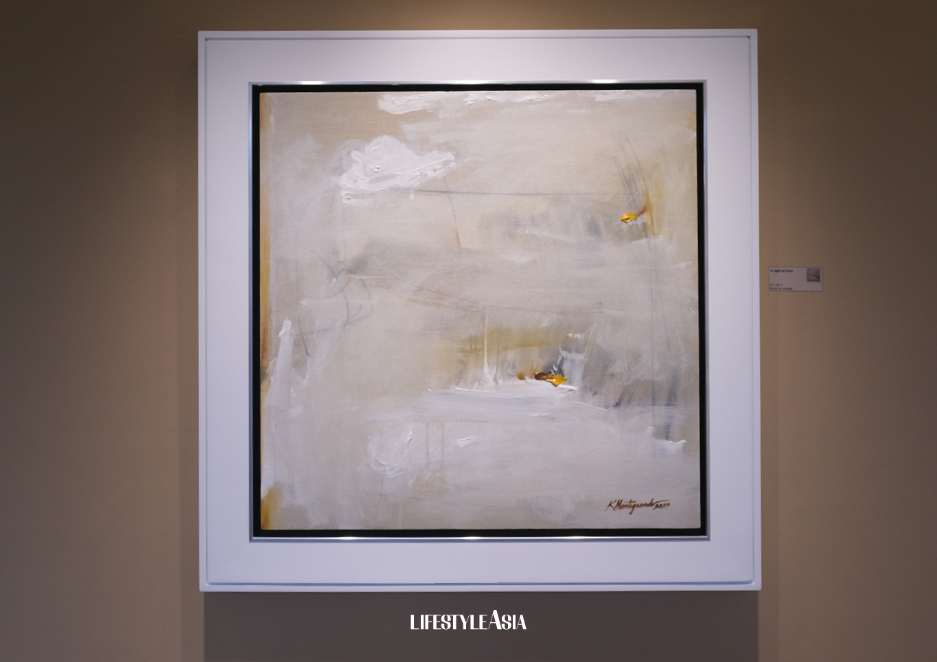 "A Light so Pure" (acrylic on canvas)