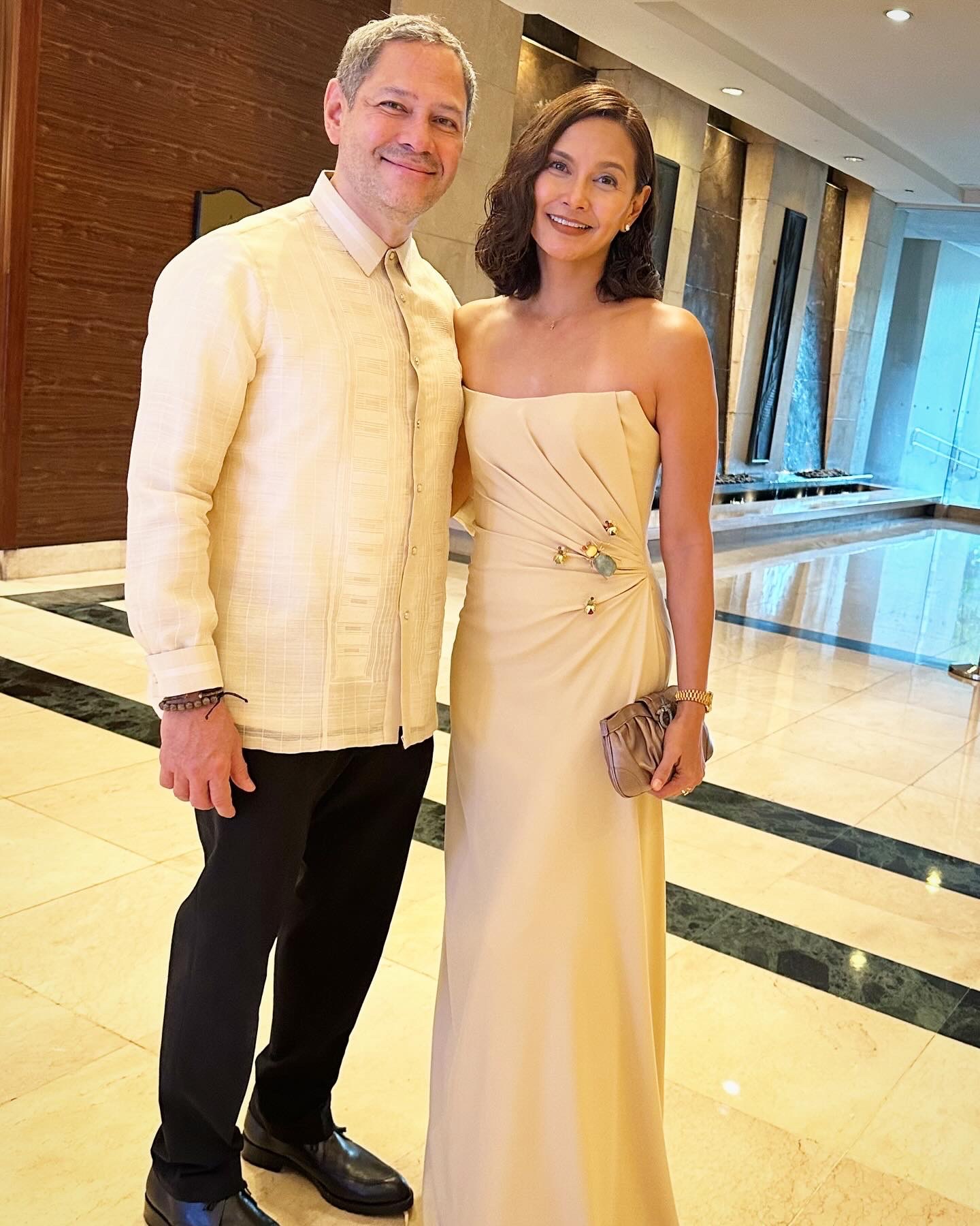 Mon and Tweetie Gonzalez in Randy Ortiz during a night out for a wedding 