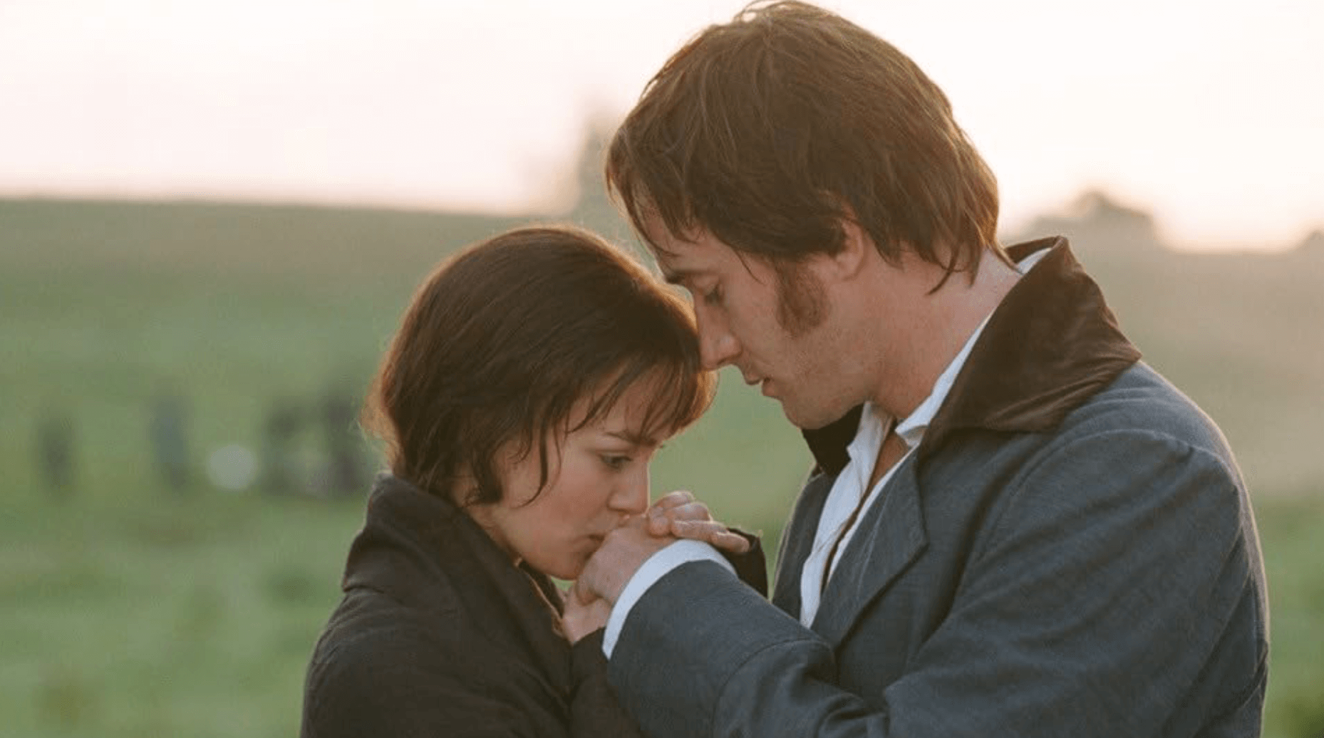 Keira Knightley as Elizabeth Bennet and Matthew Macfadyen as Mr.Darcy