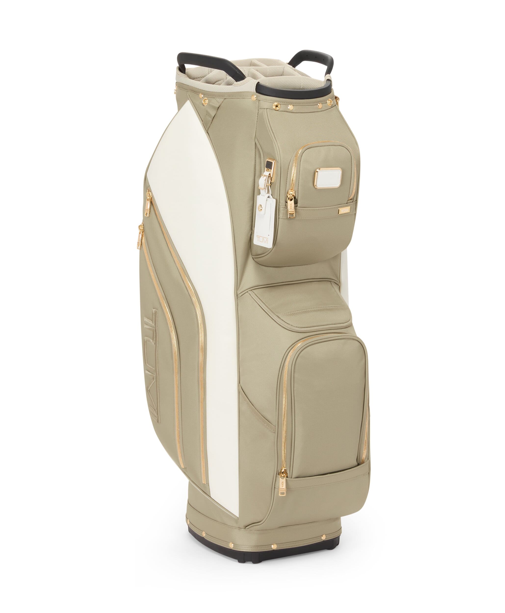 Golf Cart Bag in Off-White/Tan